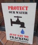 Anti-Fracking Red Line Protest Manchester